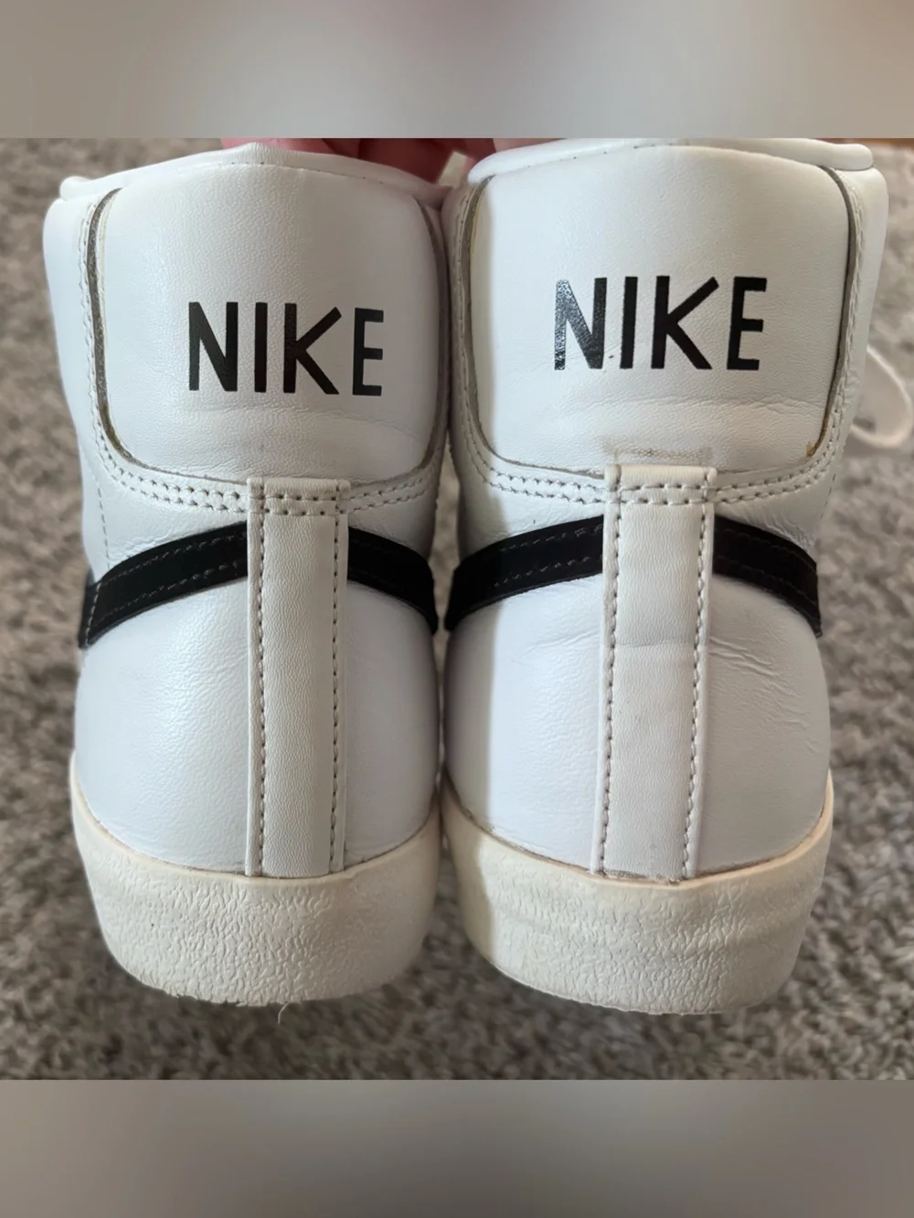 Nike Mid ‘77 White/Black High-Top Sneakers Athleisure Womens Size 7